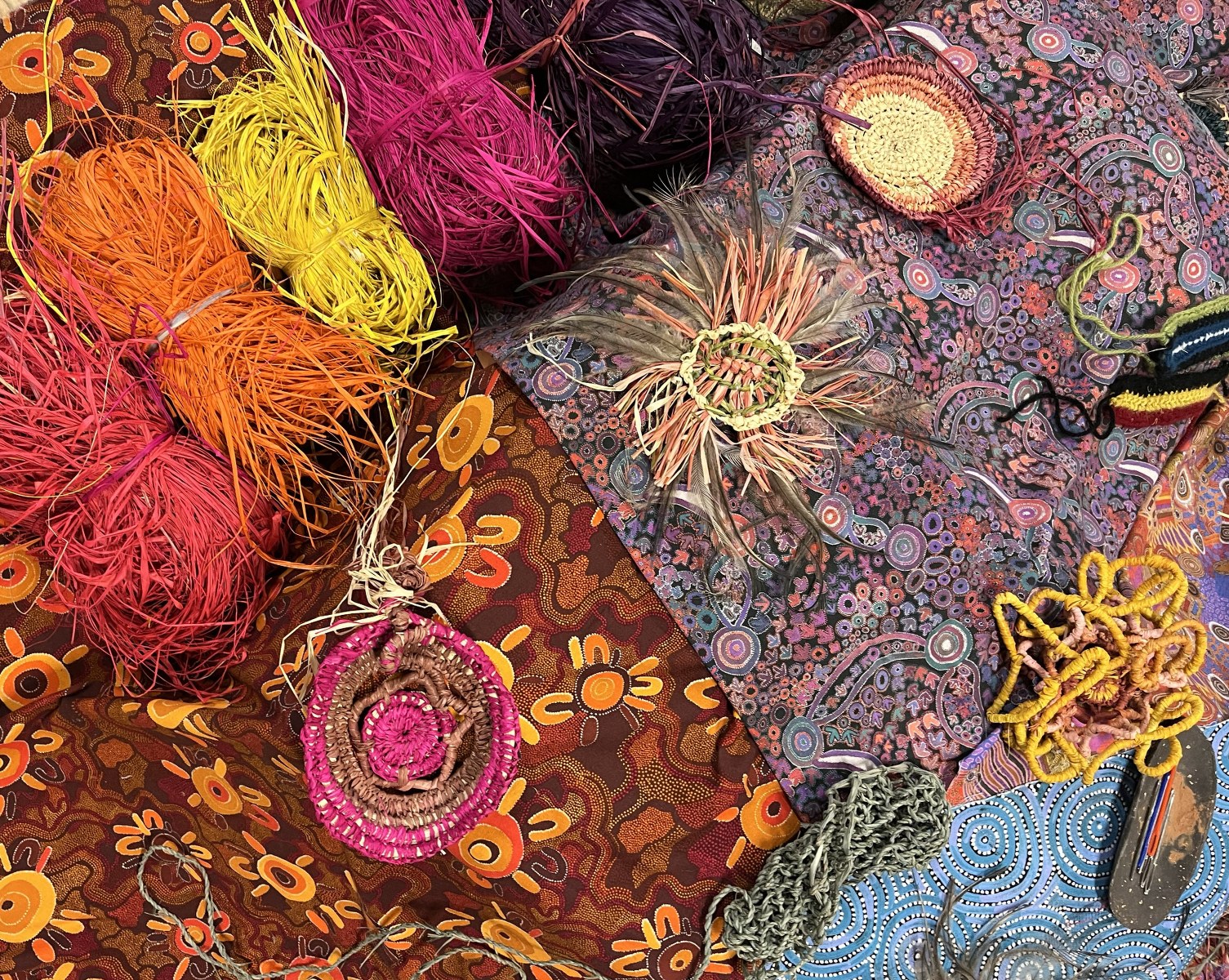 Jody Rallah weaving 1