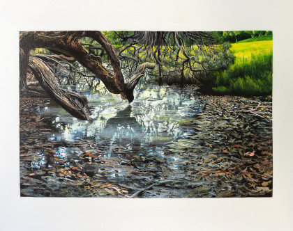 Quag 2021 Whakanewha acrylic on canvas 1000mm x 800mm