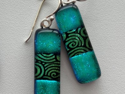 Dichroic Earrings Anna Palmer 2