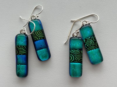 Dichroic Earrings Anna Palmer