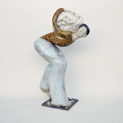 Man with a Rock