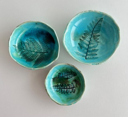 Pinch Pots Fern Mollie Schollum