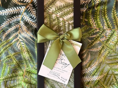 Silk Scarf Fern Sue Wickison 2