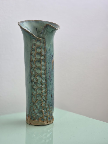 Tall Slab Built Vase