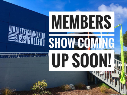 Members Show coming up soon quick snapseed graphic