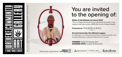 Waiheke Art Gallery Email Invite Oct FAO